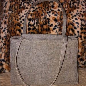 Heather Grey Square Purse